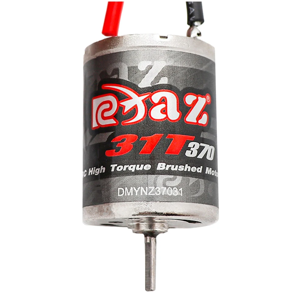31T 370 Geborstelde Motor DC Motor Geborsteld Crawler Elektrische Motor Hoog Koppel 30000 RPM voor 1/10 1/12 1/14 1/16 1/24 RC Crawler Model