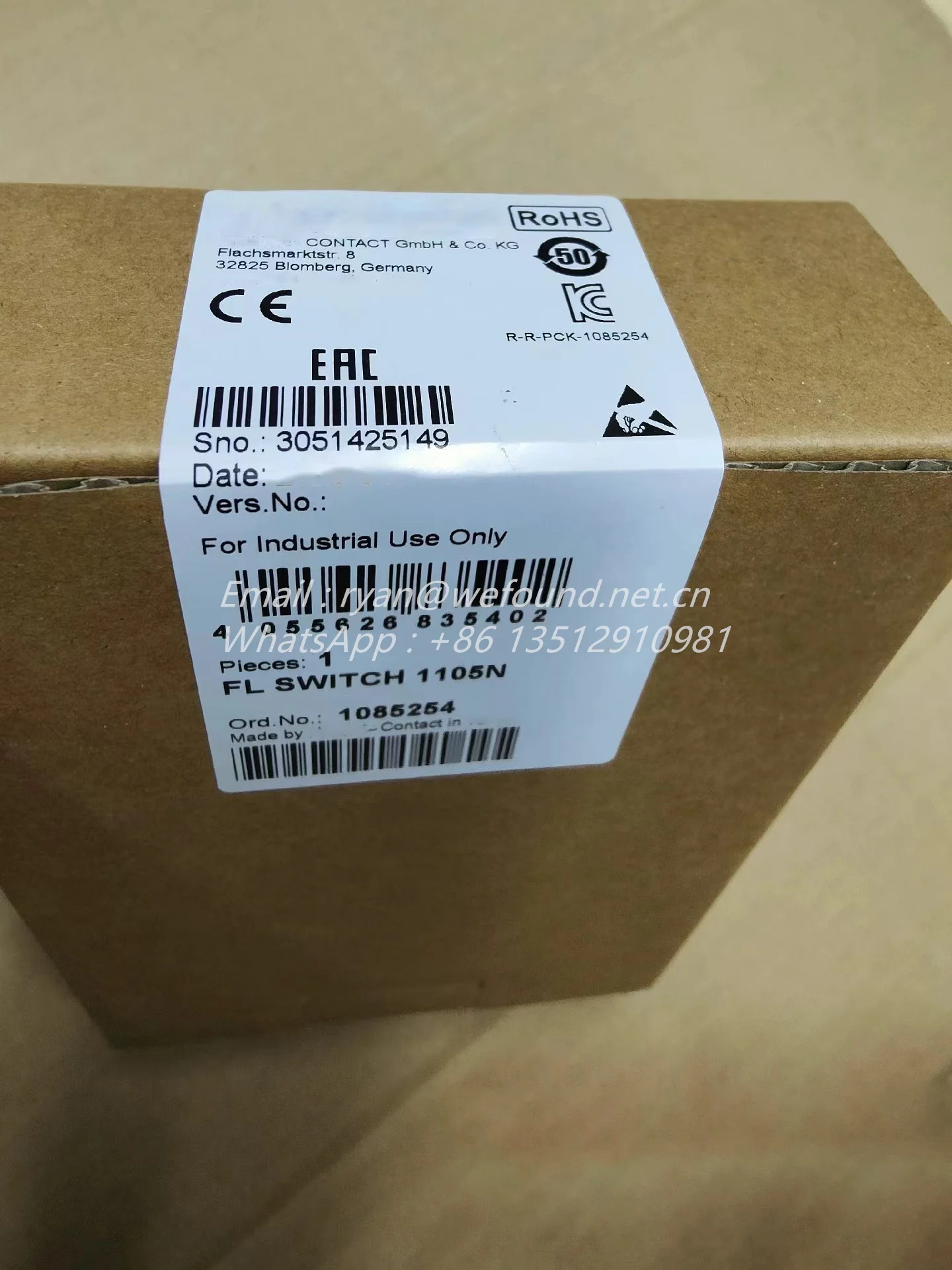 1085254  FL SWITCH 1105N - Industrial Ethernet Switch