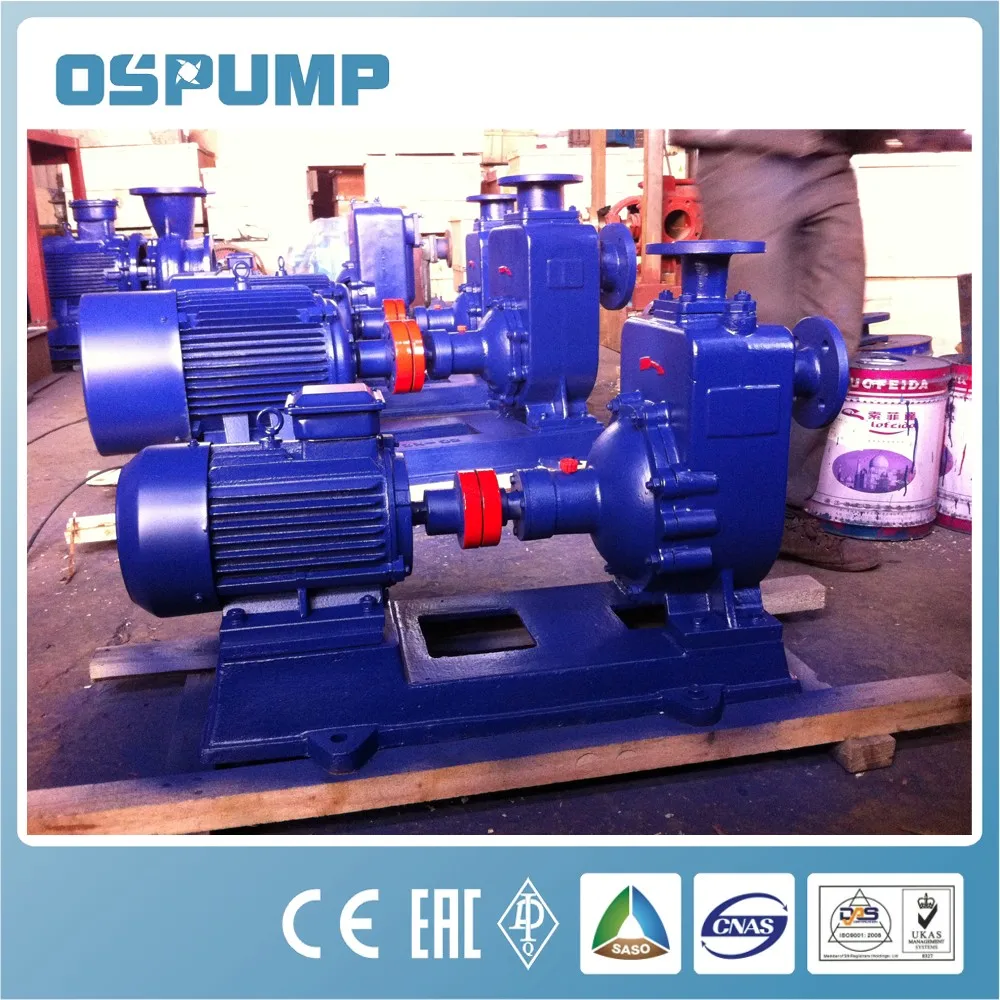 Zw Type Non-Clogging Horizontal Centrifugal Water Pump Acid and Alkali Resistant Self Priming Sewage Pump
