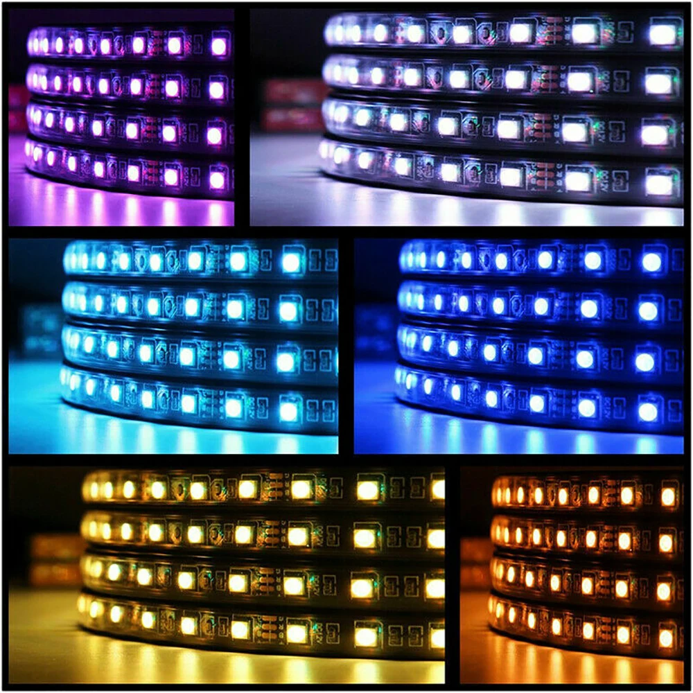 

6/8/12/16 PCS Motorcycle RGB LED Light Kit Waterproof Under Glow Lights Strip Neon Kit With APP/Remote