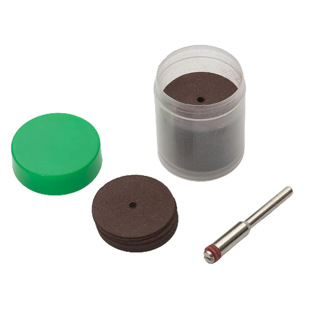 36pcs Resin Cutting Disc With Connecting Rod Power Tool Grinding Tool Replacement Parts For Cutting Metal Plastic Fiber Wood