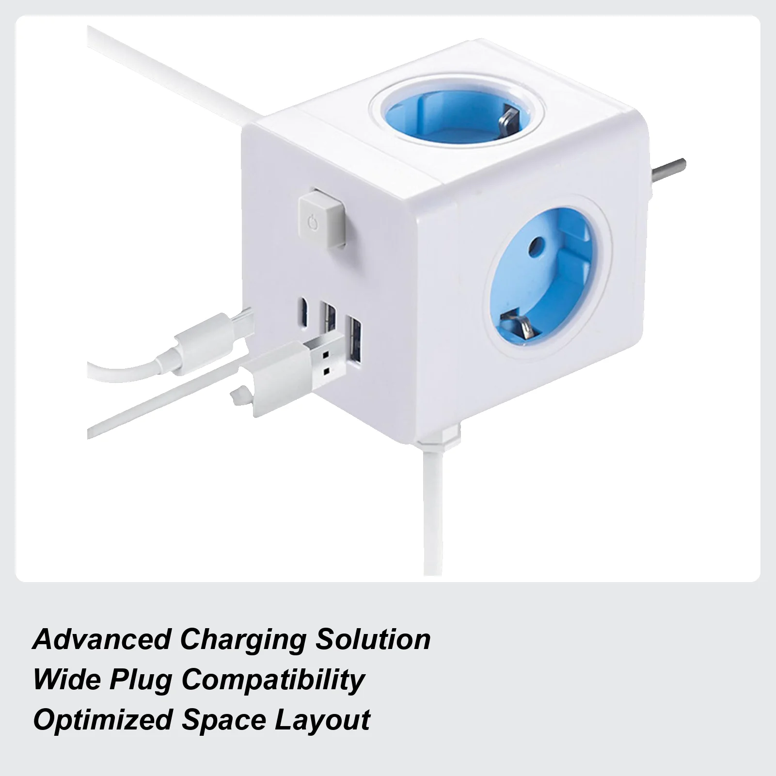 

Electric Plug Adapter Wall Outlet Portable USB Socket Adapter With Overload Protection For Laptop Trip Women Men Travelers