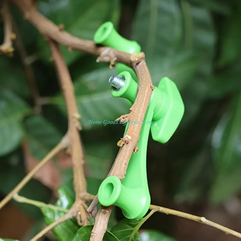 E74E Professional Garden Training Clips Branch Shaper Adjustable Plant Support For Bonsais Fruit Trees Durable Plastic Design