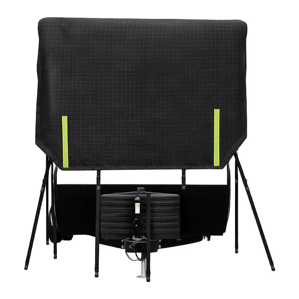Grid Fabric Roof Cover for RVs and Travel Trailers Designed to Fit Standard Roof Sizes for Outdoor Parking for protection