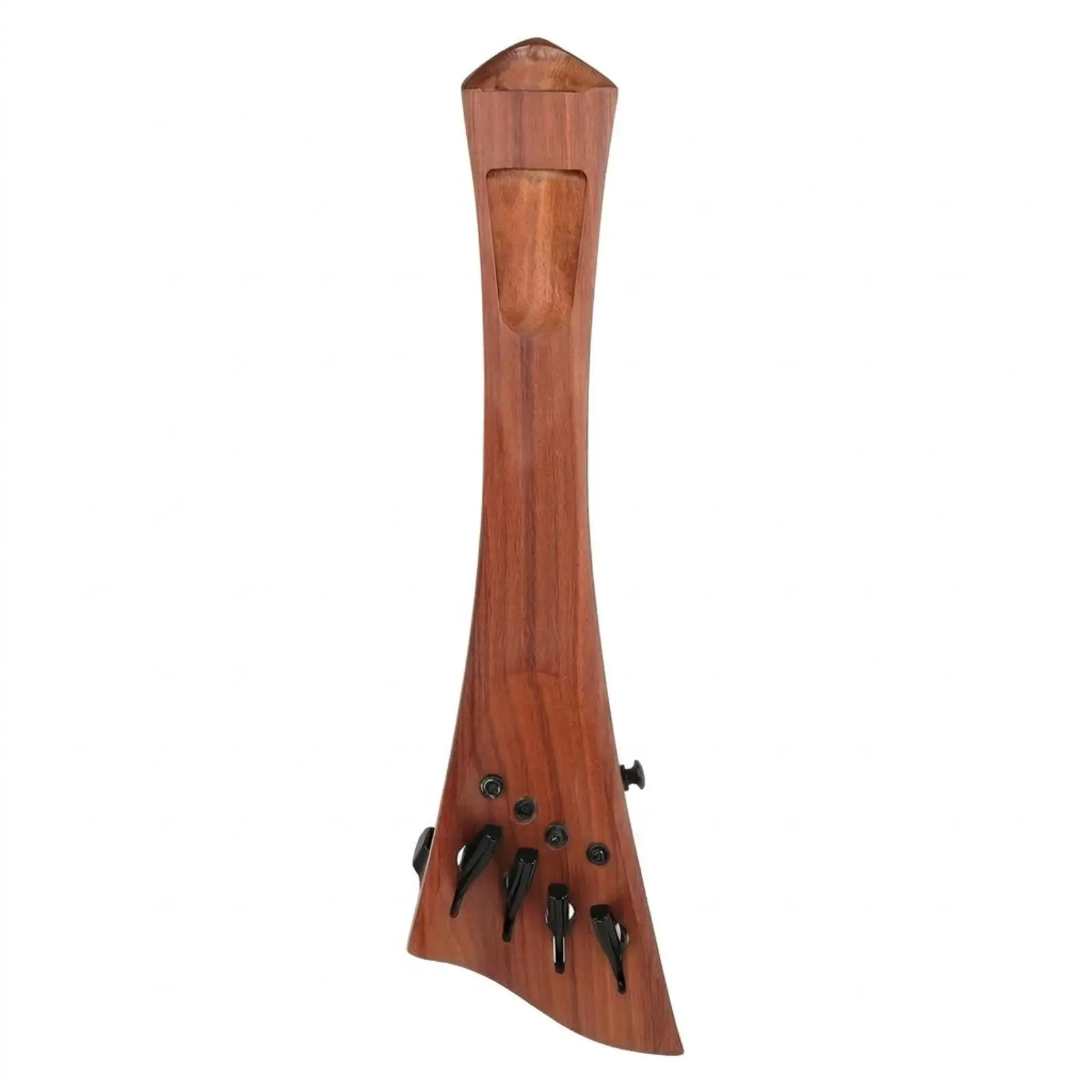 Cello Tailpiece Rosewood Fine Tuners 4 Built in Replacement Part Musical Instrument Accessories for 4 4 Cello