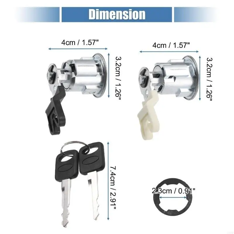توفر أسطوانة القفل G99F لـ E150 E250 E350 F150 F250 F350 ميزة مكافحة التلاعب بمتانة فائقة F69Z1122050BB F6UZ1522050AB