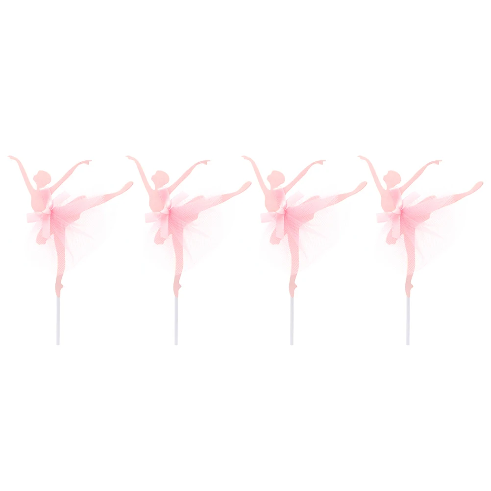 

10 Pcs Toppers Ballet Ballerina Cake Decor Dancing Ballerina Cake Picks Decor Birthday Party Wedding Kids Shower Picks