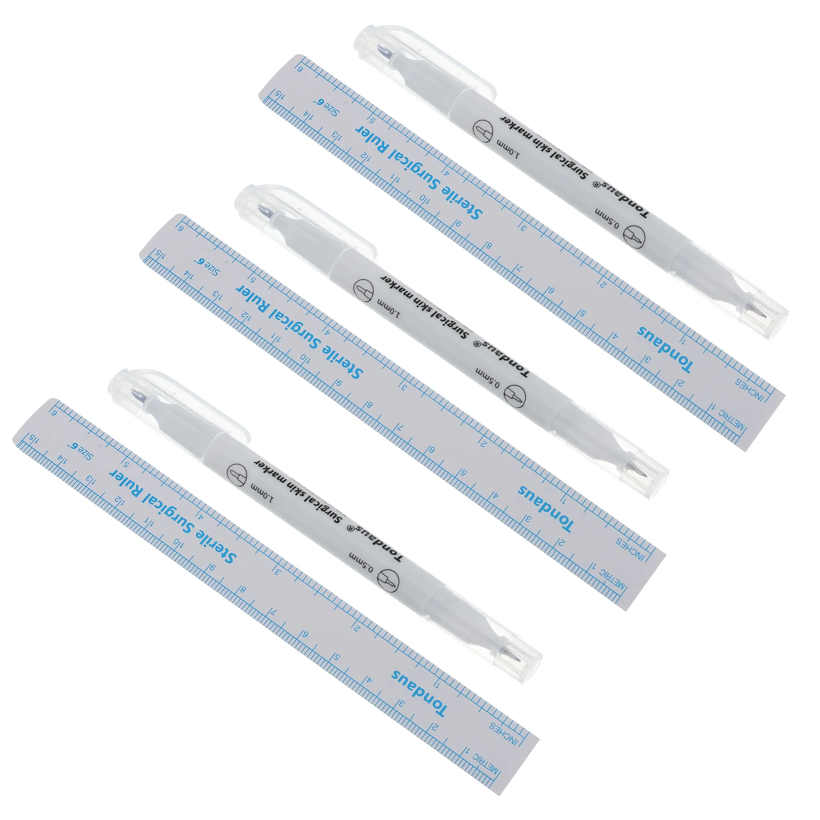 

10 Pcs Skin Marker Pen Tattoo Double Head Marking Pens Puncture Medical Markers Abs