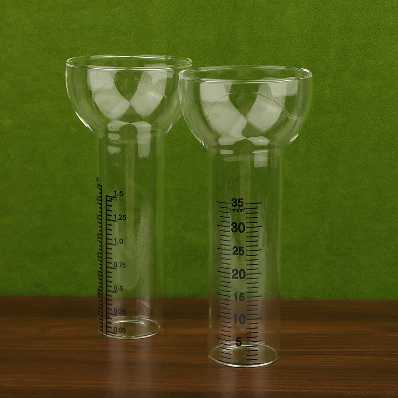 Replacement Glass For Rain Gauge Precipitation Gauge Glass Rainwater Gauge 35mm Outdoor Rain Measuring Tube Garden Test Tools