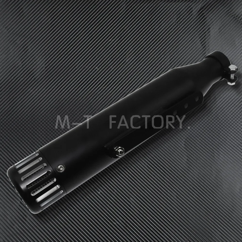 Motorcycles Slip-On Exhaust No Muffler Pipe For Harley Sportster 2014-2015 And Other Motorcycle with 38 40 43 51mm Tail Pipe