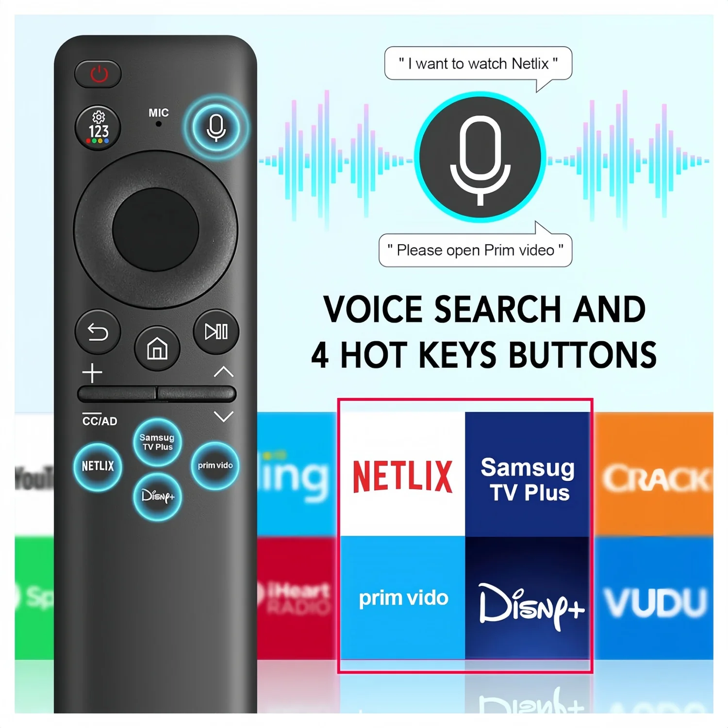 BN59-01432A صوت الخلايا الشمسية قابلة للشحن التحكم عن بعد ل 2023 سامسونج TV Neo QLED S90D الذكية 8K HDR الترا HD TVs VG-TM2360E