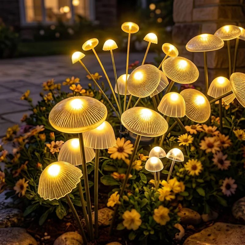Outdoor Lighting Jellyfish - Solar Jellyfish Light Outdoor Garden Lights