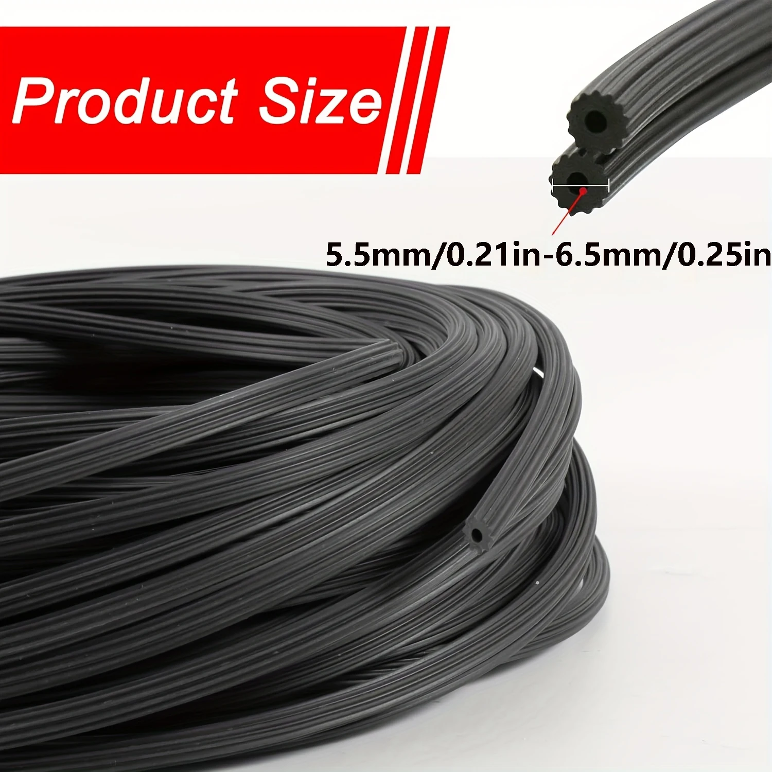 1 Roll Window Screen Spline,10m, With Screen Roller Tool, Screen Retainer Spline For Replace Patio Screen Doors Windows, Black