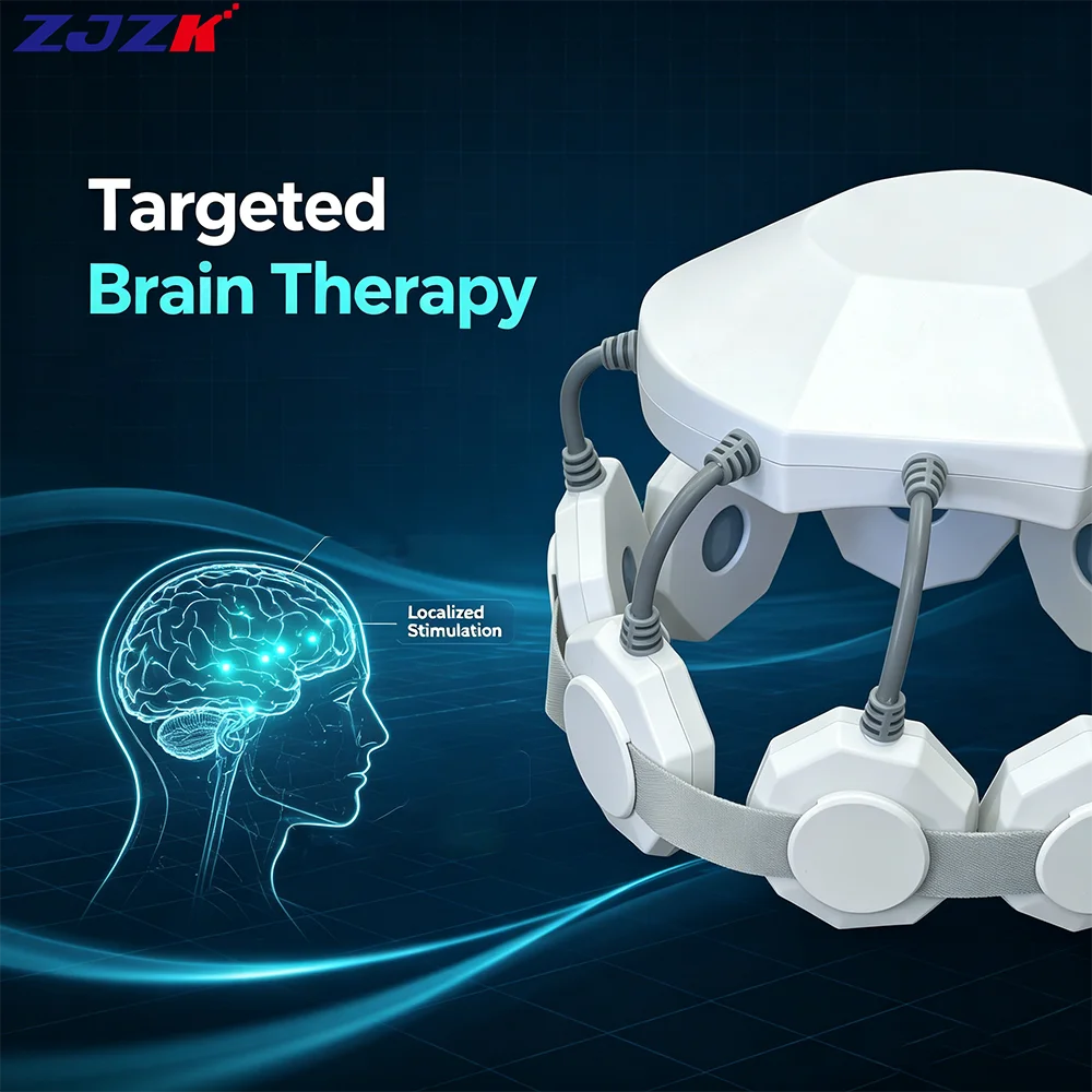 ZJZK Multifunctional RTMS Machine Transcranial Magnetic Stimulation Instrument for Generalized Anxiety Disorder Stress Calming