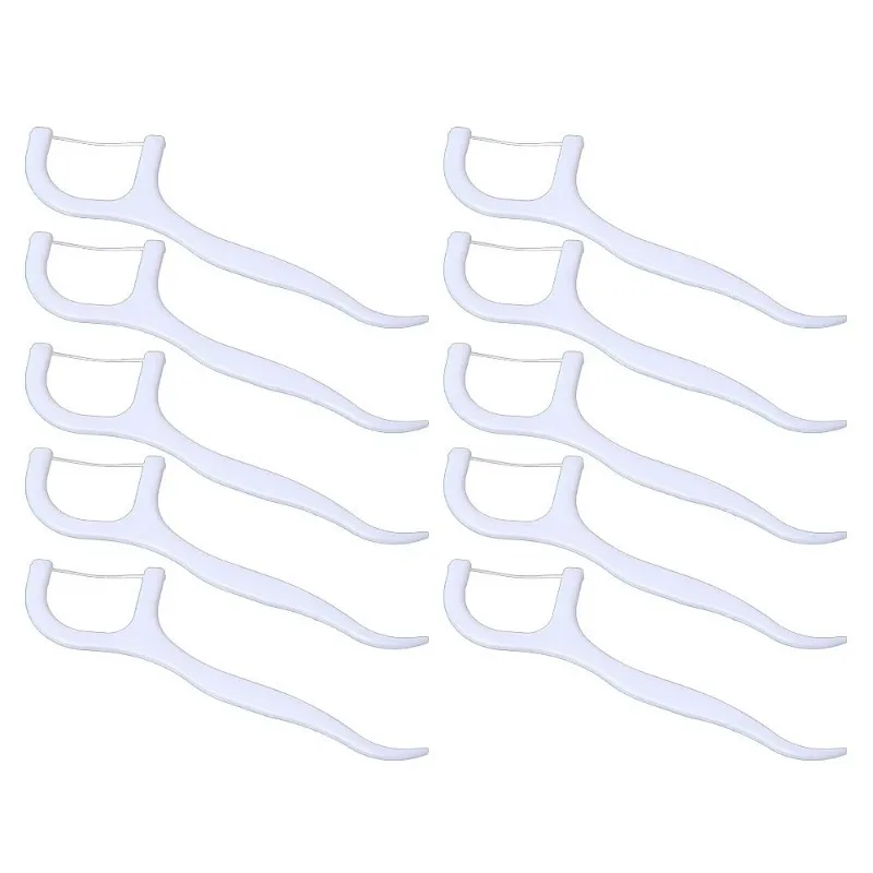 Ruzofo 50pcs/Box  Dental Floss 100 Pcs Strong Cleaning Interdental Brush For Teeth Care Toothpicks With Thread Oral