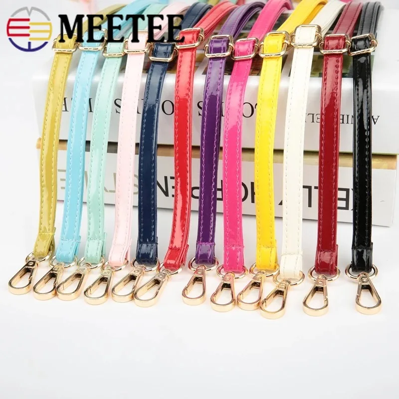 5Meters Meetee 8/10/15/20/25mm Suture PU Leather Cord for Backpack Shoulder Straps DIY Crafts Pet Collar Rope Sewing Accessories