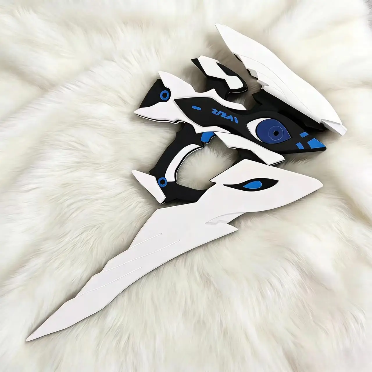 Game Honkai Impact Three Bronya Zaychik Secondary Silver Wing Cosplay Prop Accessory Handcrafted Replica Cosplay Perfect Matchin