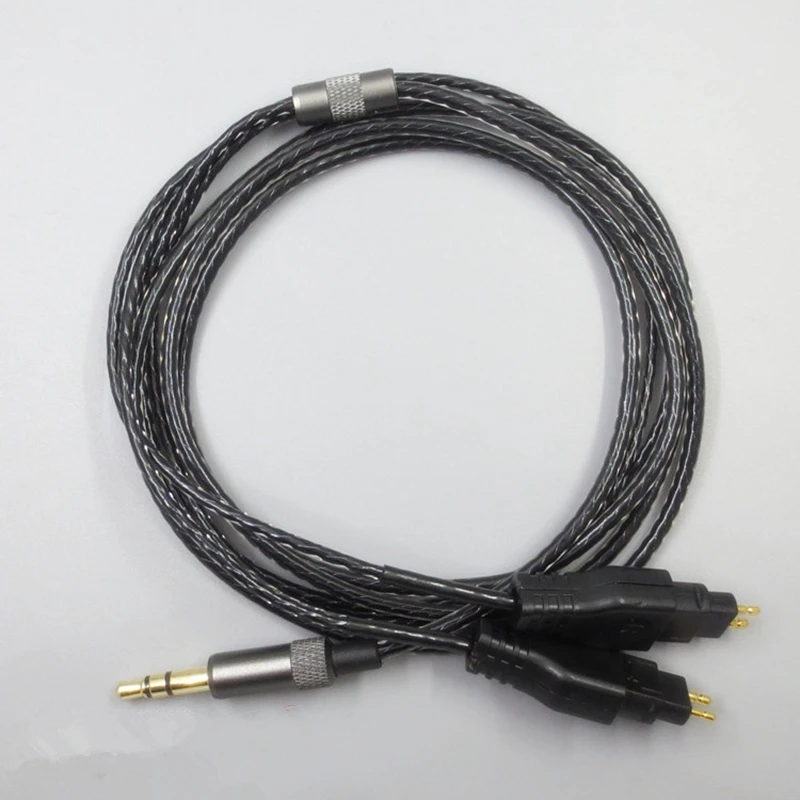 Cable de Audio de repuesto de 2M para auriculares Sennheiser HD414 HD650 HD600 HD580 HD25, duradero