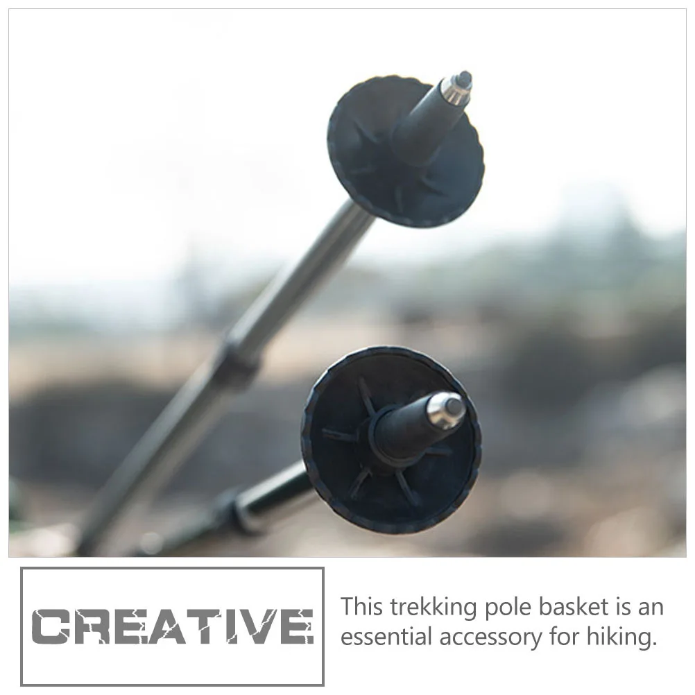 

6pcs Mud Support Snow Anti-skid Base Trekking Pole Tips Walking Stick Crutch Rubber Protectors Hiking Accessories