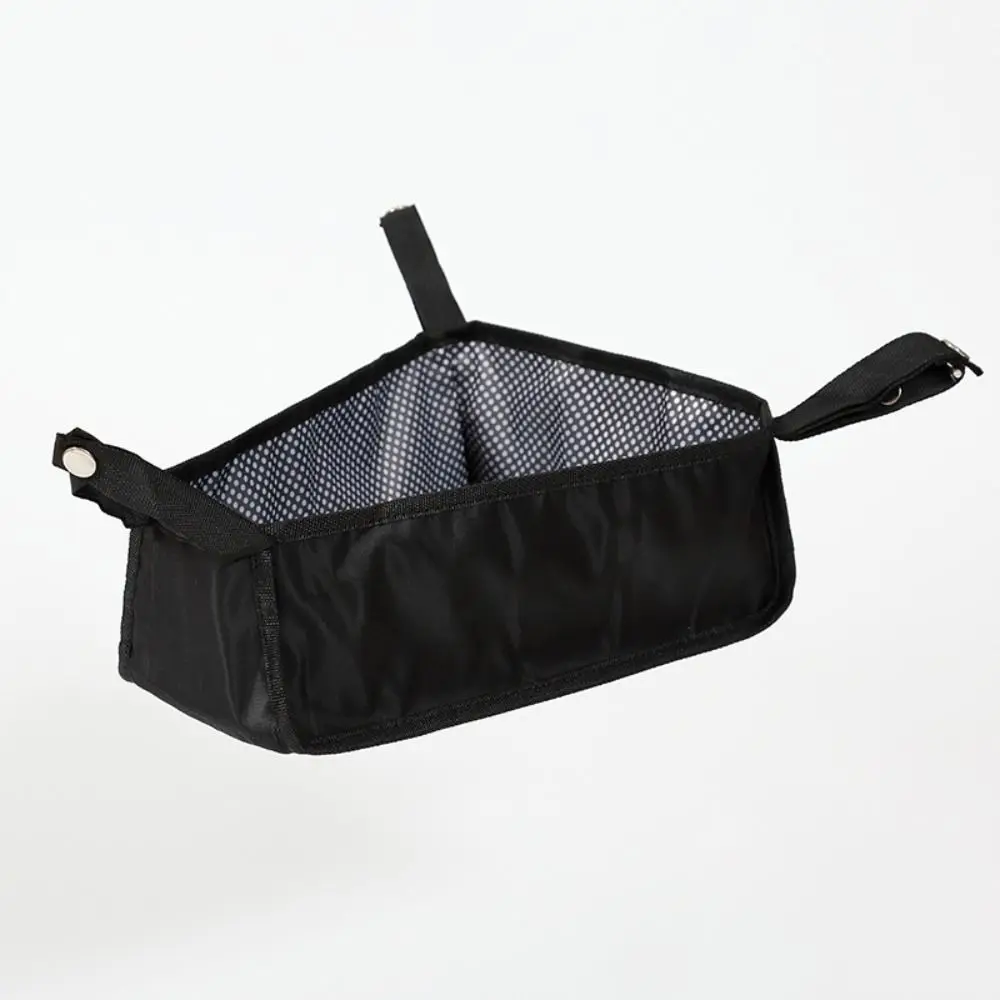 Oxford Cloth Baby Stroller Basket Water-proof Hard Board Stroller Storage Bag Easy To Install Large Capacity