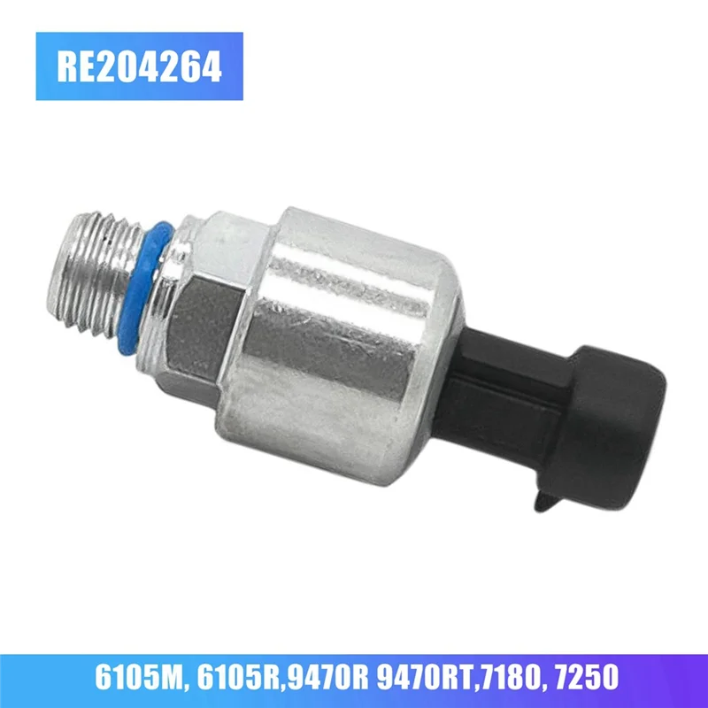 

Строгий датчик давления транс-масла, 1 шт., серебристый металл для тракторов John Deere, комбинированный комбайн 6105M, 6105R, 9470R 9470RT, 7180, 72