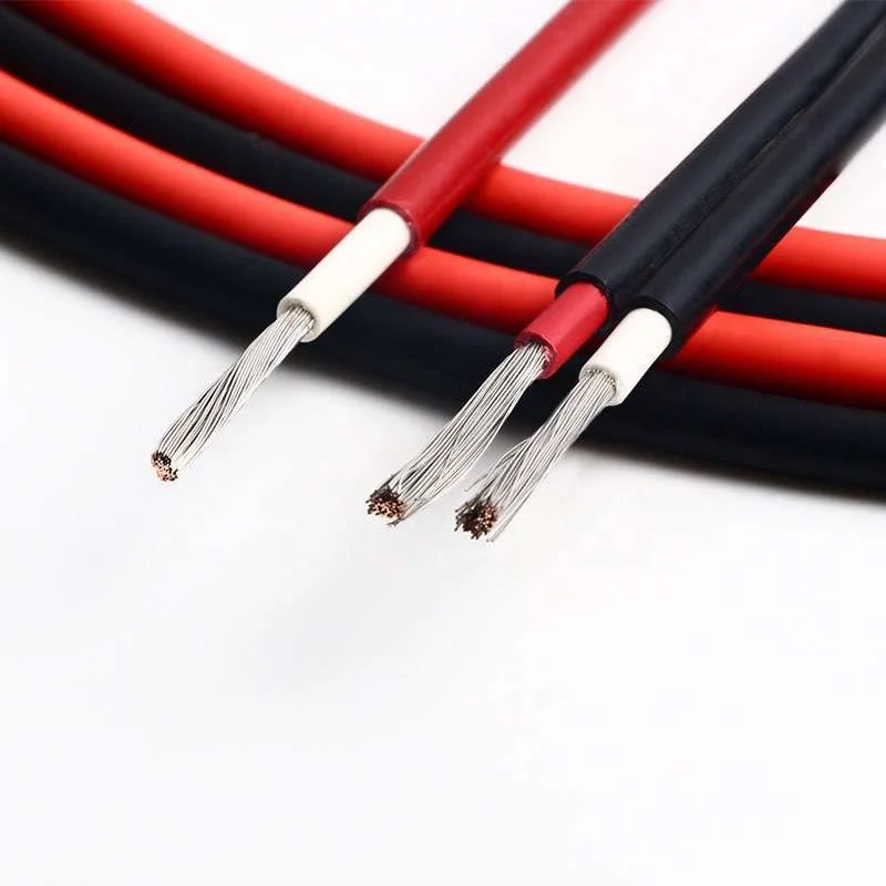 Tinned copper conductor Crosslinked polyethylene xlpe photovoltaic solar DC cable