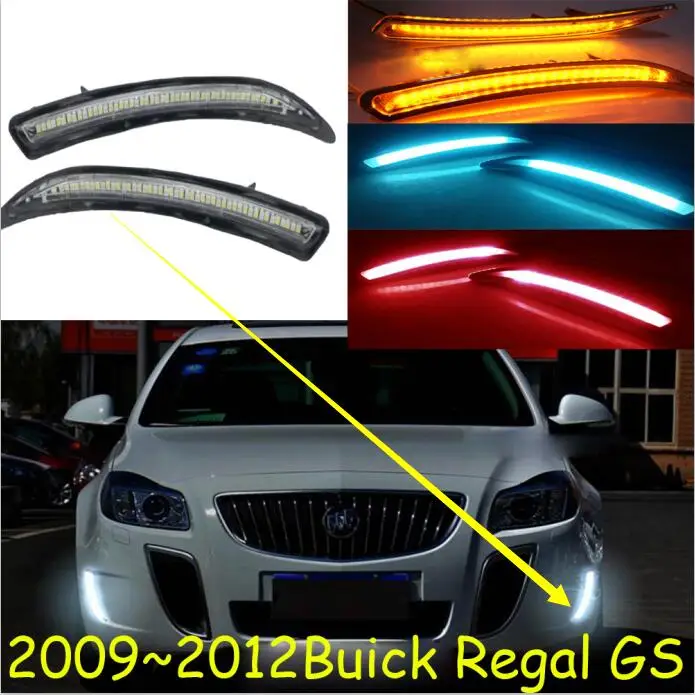 

car bumper headlight Opel Insignia Regal daytime light 2009~2012y DRL car accessories LED headlamp Opel Insignia fog light