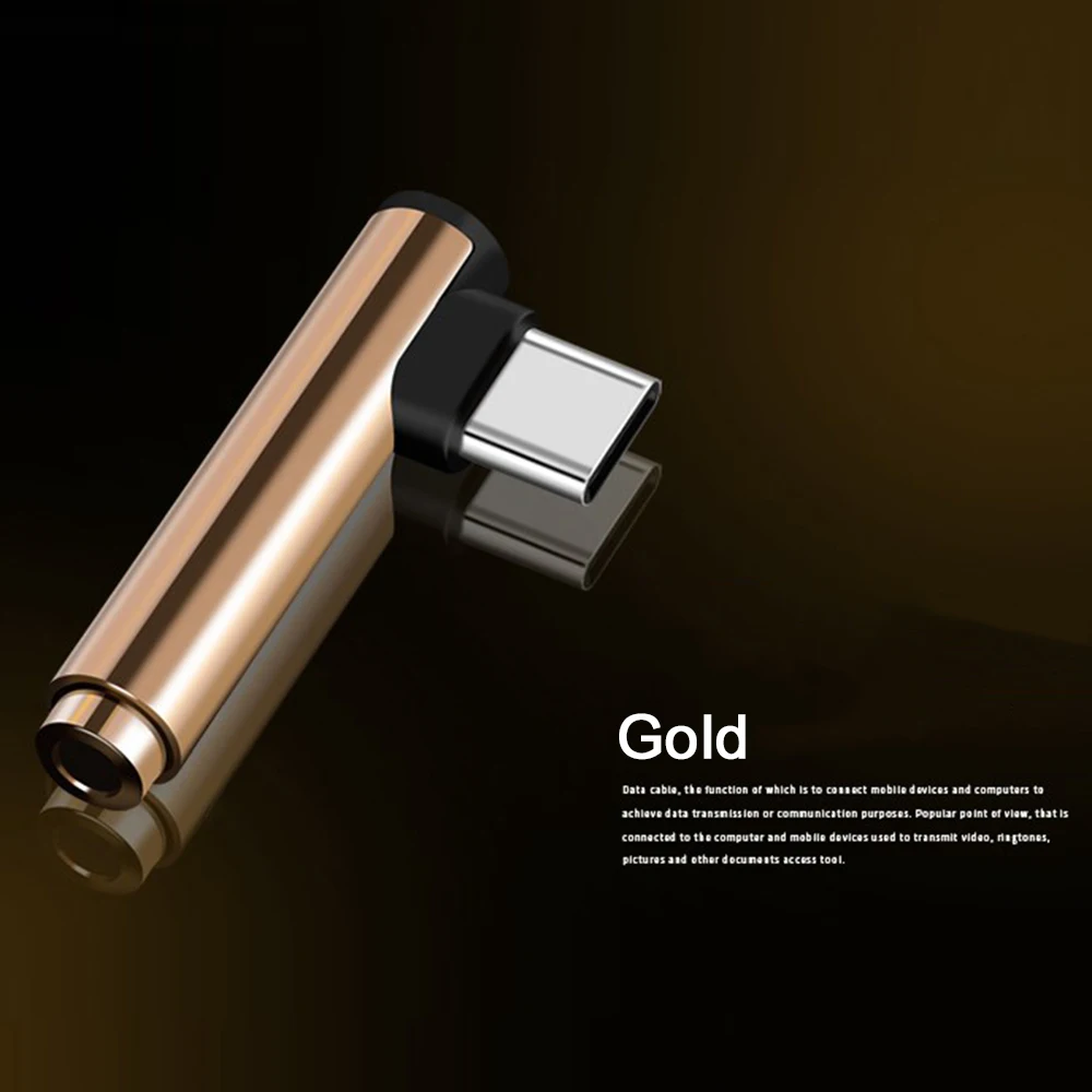 Cable USB tipo C a auxiliar de 2023mm, adaptador de auriculares tipo C a conector 3,5, para juegos móviles, novedad de 3,5
