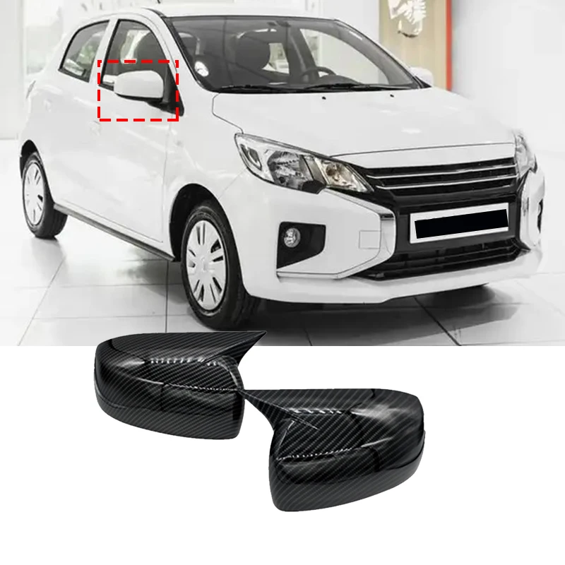 For Mitsubishi Space Star 2021 2022 2023 2024 Modify the car exterior to cover the protective shell of the rearview mirror cover