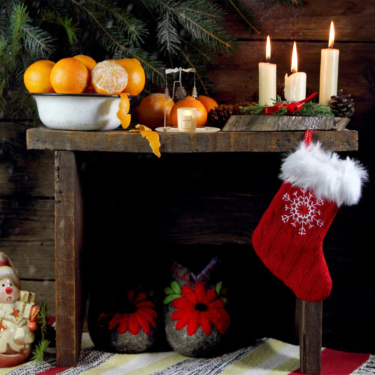 Bandeja para árbol de Navidad, soporte C, forma de pino creativa, decoración interior y exterior, vacaciones, Navidad, boda, estilo hogareño