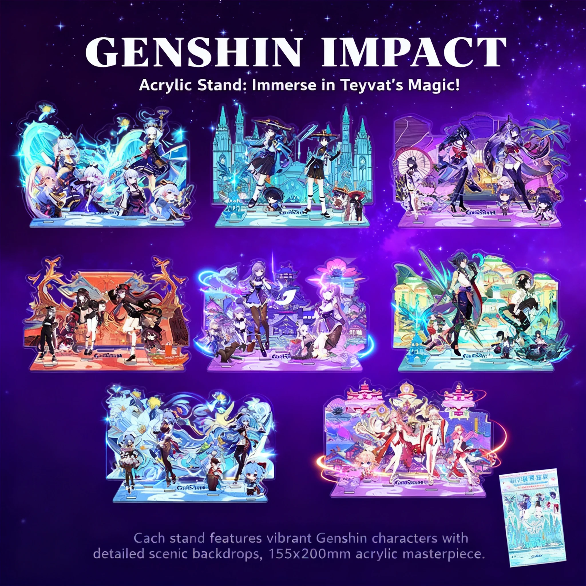 

Акриловая подставка для хлопковой куклы с персонажами аниме: Чжао Луси, Мелоди, Куроми, Эгг Пати. Милый мультяшный персонаж, настольное украшение, подарок.