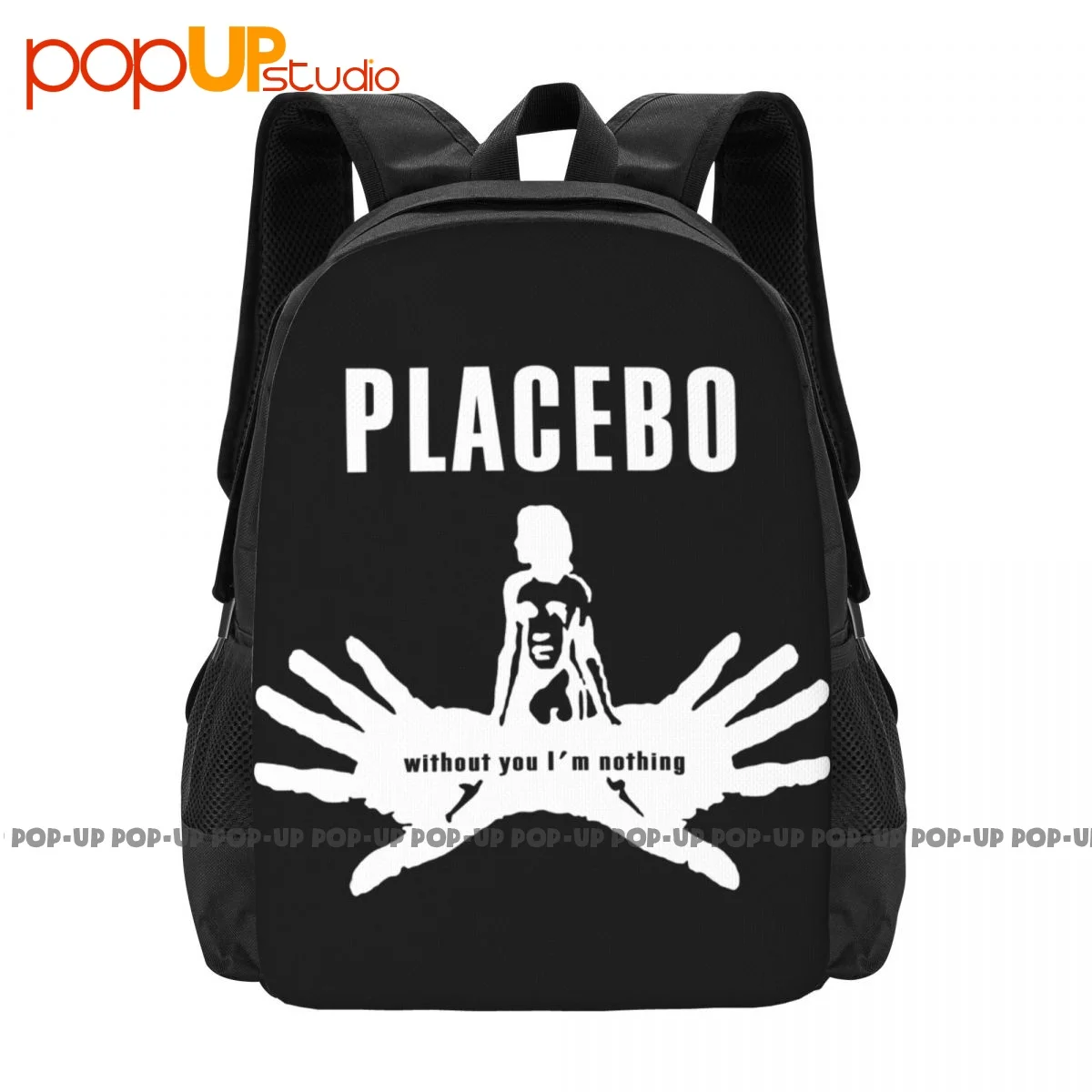 Placebo Logo Backpack Large Capacity Hot Portable Shopping Bag School Sport Bag