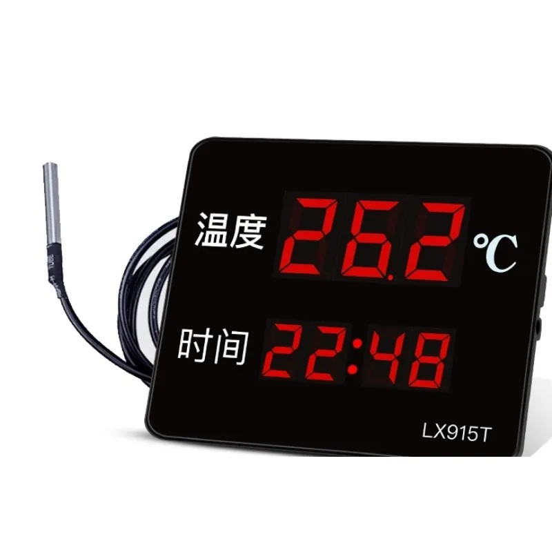 LX923 Pool With LED Display And Waterproof Probe For Water Fish Tank Outdoor Temperature Meter