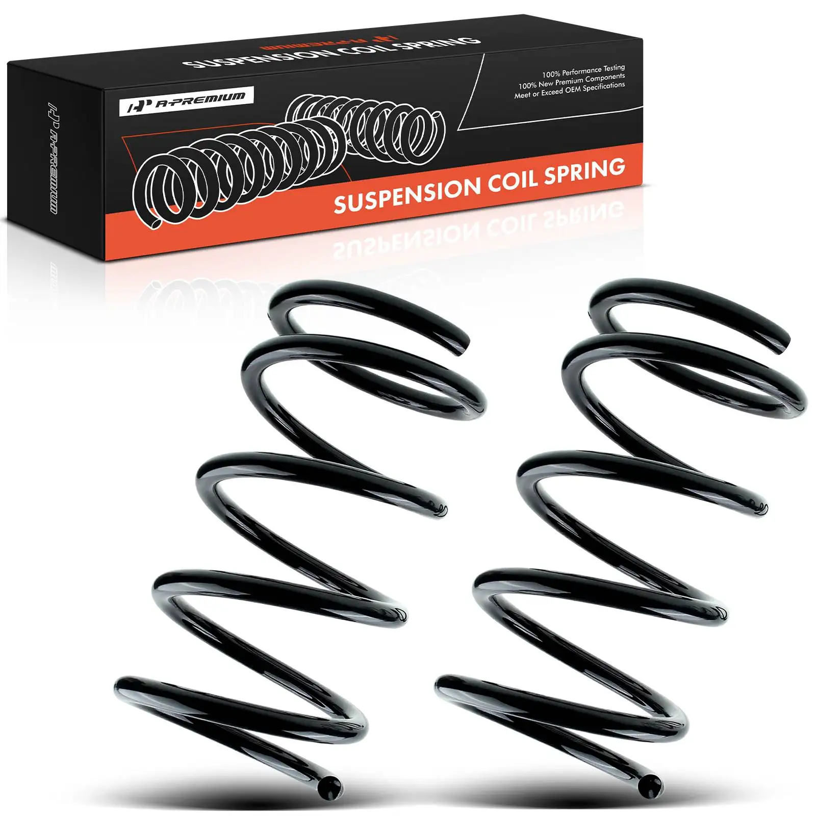 A-Premium 2Pcs Rear Left & Right Coil Springs for Toyota RAV4 2001-2005