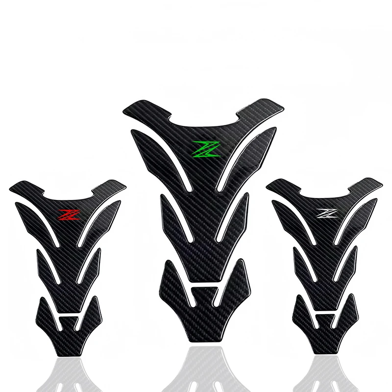 

For Z250 SL Z300 Z400 Z500 Z750 Z800 Z650 Z900 RS Z1000 SX 3D Carbon Fiber Oil Fuel Gas Tank Pad Tankpad Decal Protector Sticker