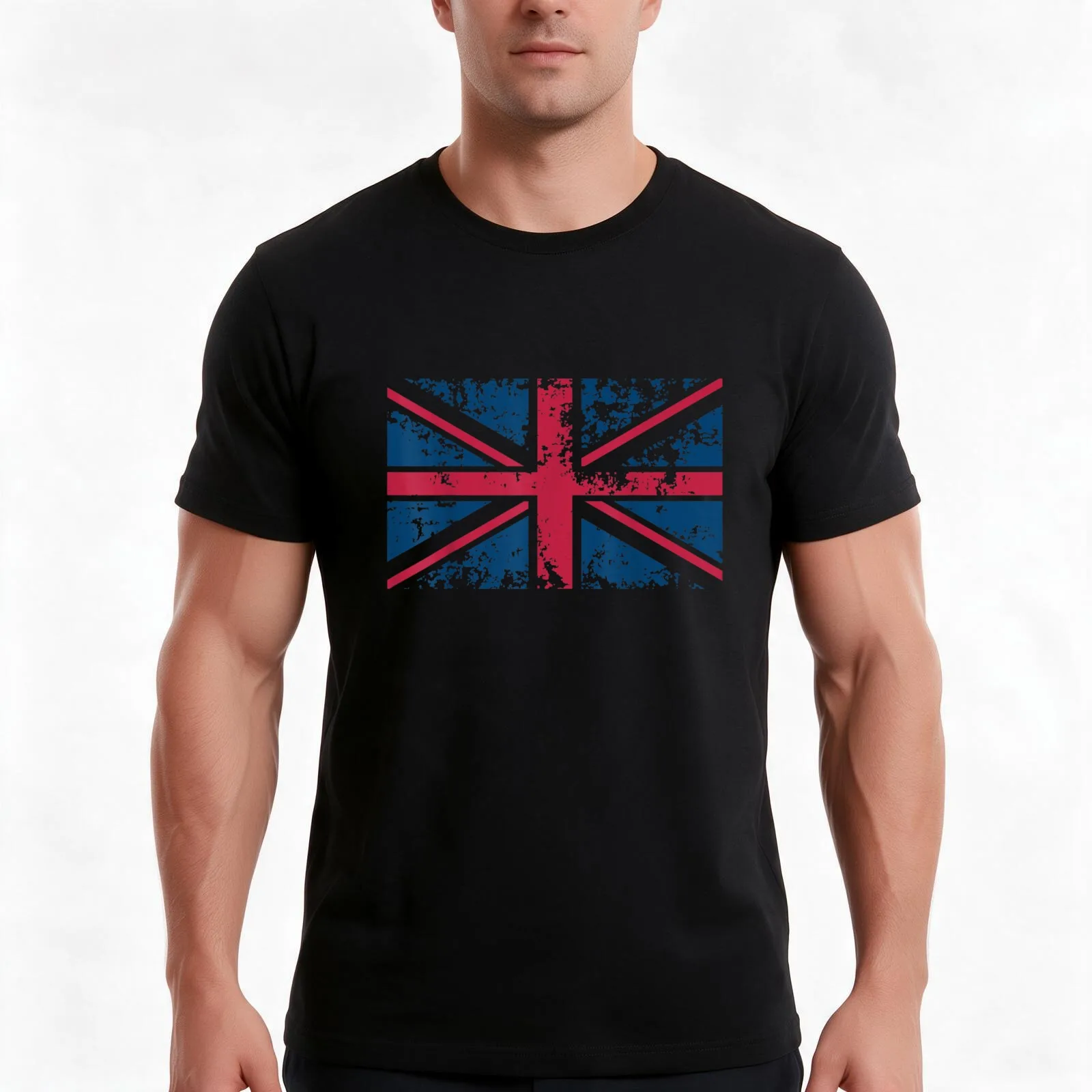 England Cricket Union Jack - THE Original Design Not Fake T-Shirt, Summer Casual Cotton Tee, Oversized Streetwear Tops