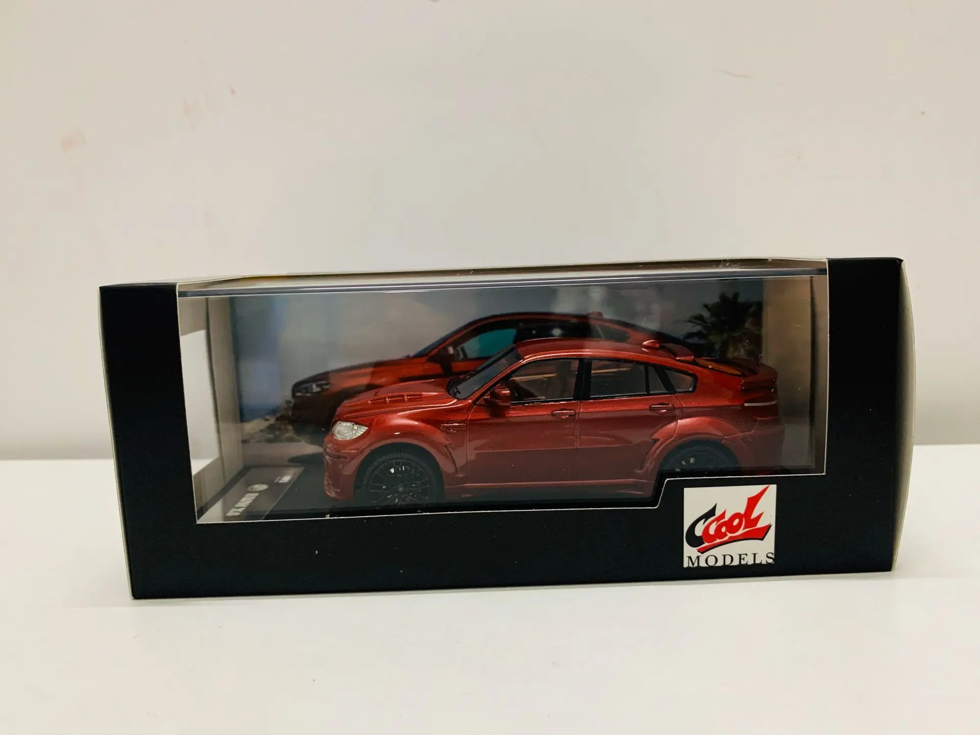 Cool X6 SUV Diecast Model Car, Vermelho, Escala 1:43, Novo na Caixa, AY0001