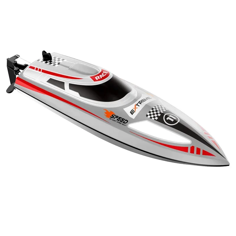 

V003 remote control grey boat 2.4GR boat speedboat water skiing 30km/h dual motor power children's toy boat gift