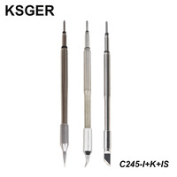 KSGER C210 C245 Tips I K IS For JBC Soldering Station Smart C115 Controller Auto-sleep Rapid Heating