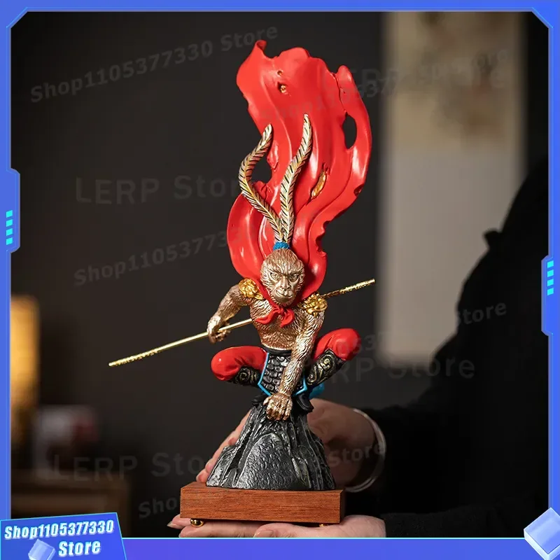 Creative Guochao Monkey King Returns Sun Wukong Ornament for Home Office Desktop Workstation Decoration Unique Chinese Style