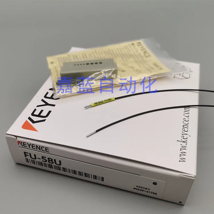 KEYENCE FU-58U Ultra-Small Diameter 1mm Fiber Optic Sensor Supplied - Non-Reflective Beam Type