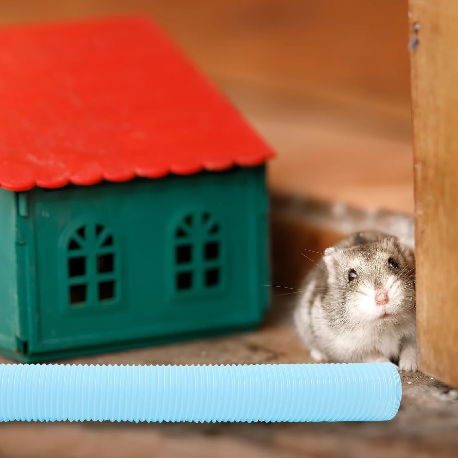 

Hamster Tunnel Foldable Flexible Plastic Tube Cage Hideout Exercise Run Play for Guinea Pigs Rats Ferrets Small Pets