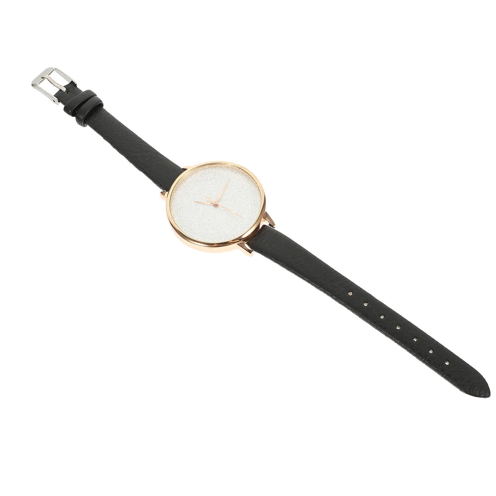 ساعة للسيدات بمينا لامع وحزام من البولي يوريثان، ساعة أنيقة لنساء الأعمال، هدية عيد الميلاد وعيد الميلاد، فكرة ساعة نسائية