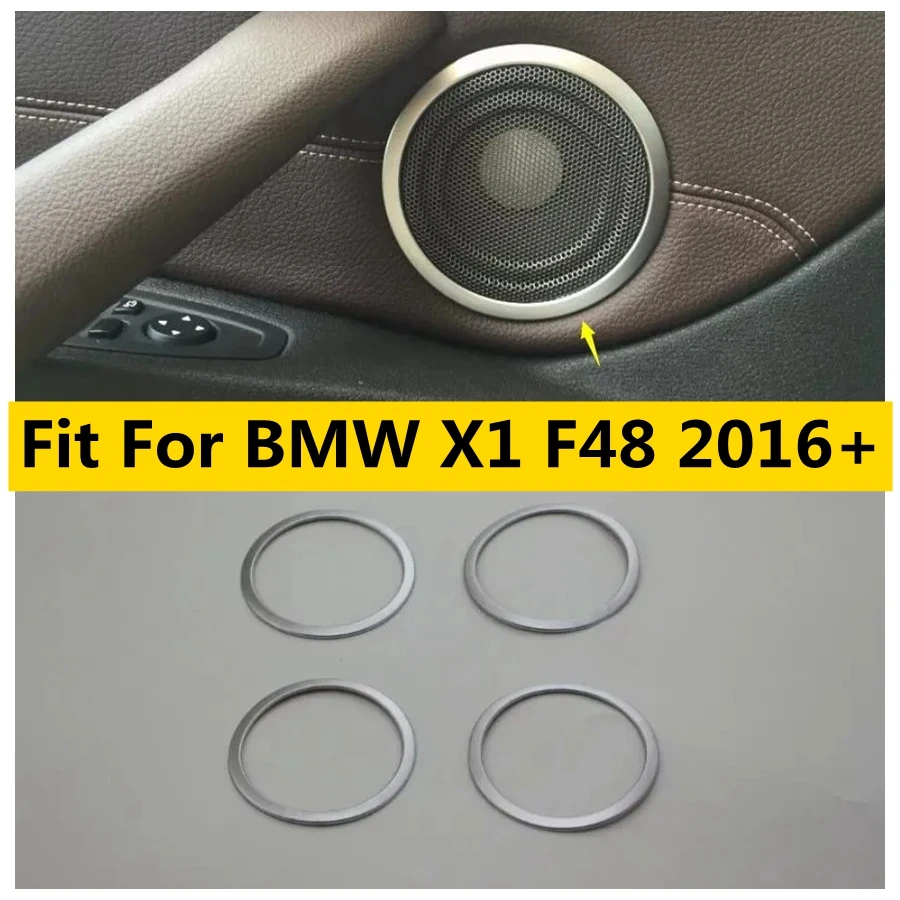 

Inside Door Stereo Speaker Audio Loudspeaker Sound Decoration Frame Cover Trim Fit For BMW X1 F48 2016 - 2021 Car Accessories