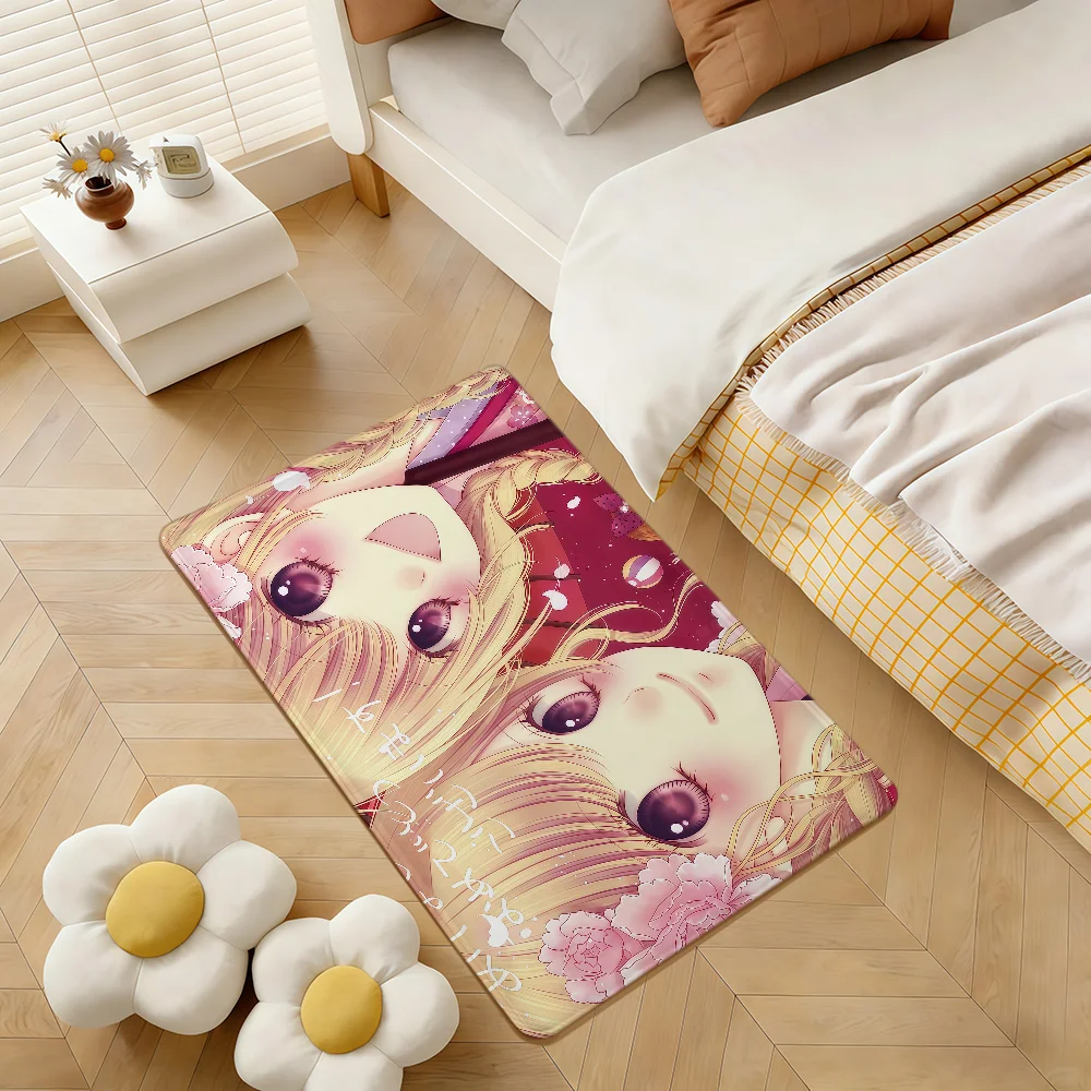 manga cute y2k S-Sugar Soldier hogar Bedside Rug Kitchen Bath Floor Mat Hallway Balcony Carpet Entrance Doormat Decor Home