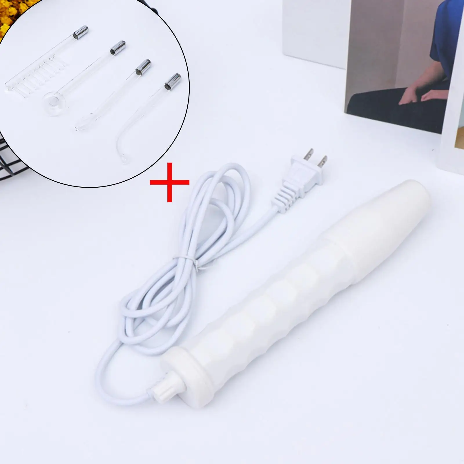 High Frequency Machine Hair / Scalp Stimulator Electrotherapy Stick for Skin Care