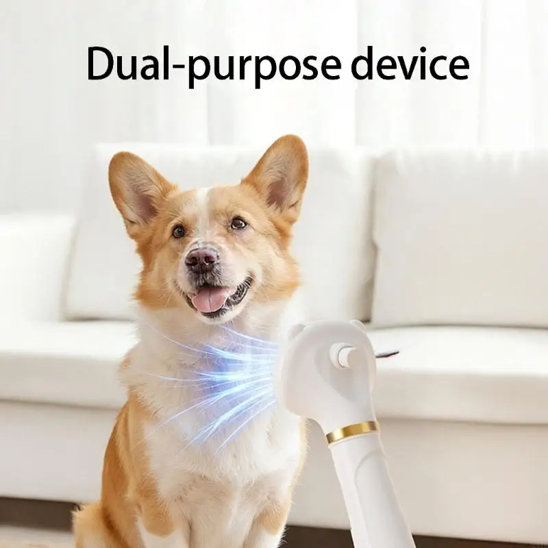 

Adjustable Speed Pet Grooming Blower With Massage Comb Dog Dryer Handheld Pet Hair Dryer For Animals Grooming M4YD