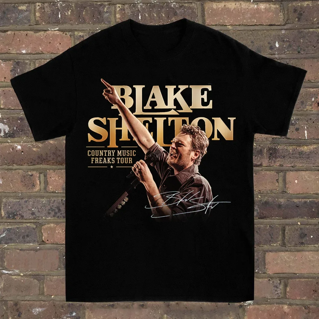 Blake Shelton Gift For Fan Tour T Shirt Full Size S-5XL SS43