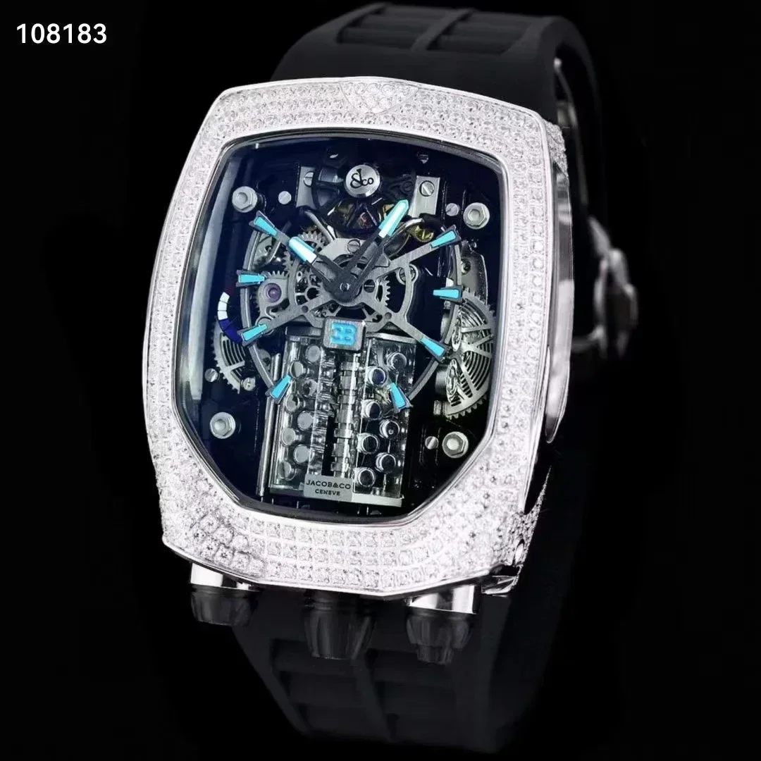 Advanced limited edition men's mechanical watch new design carving custom watch automatic mechanical watch men's