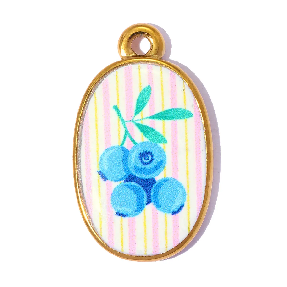 Breloques en forme de fleur et nœud papillon en acier inoxydable, pendentif en émail pour la fabrication de boucles d'oreilles, colliers, accessoires de mode, vente en gros, 3 pièces/lot